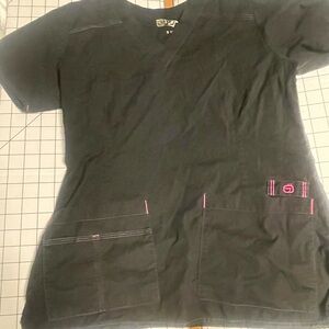 WonderWink Black Scrub set